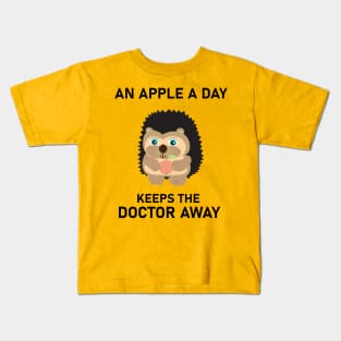 An apple a day keeps the doctor away Kids T-Shirt